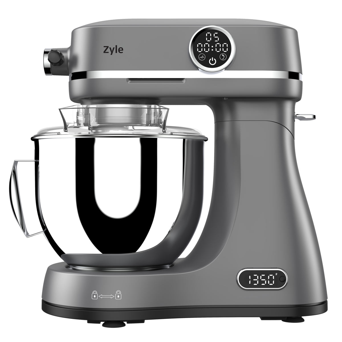 Zyle ZY801GSM Multifunctional Stand Mixer, 1600 W