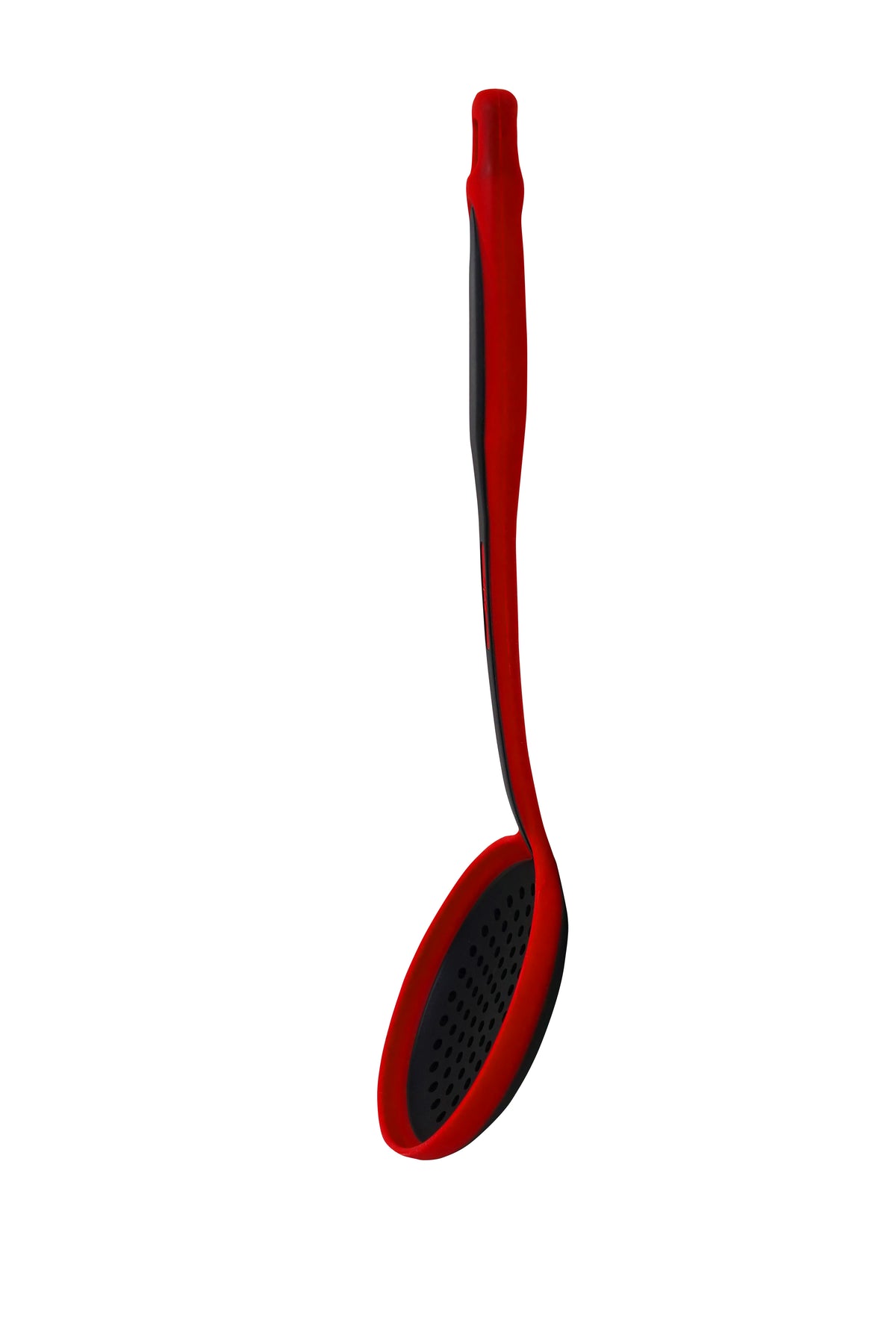Zyle ZY008RSP Silicone/Nylon Slotted Spoon, 33.5 cm