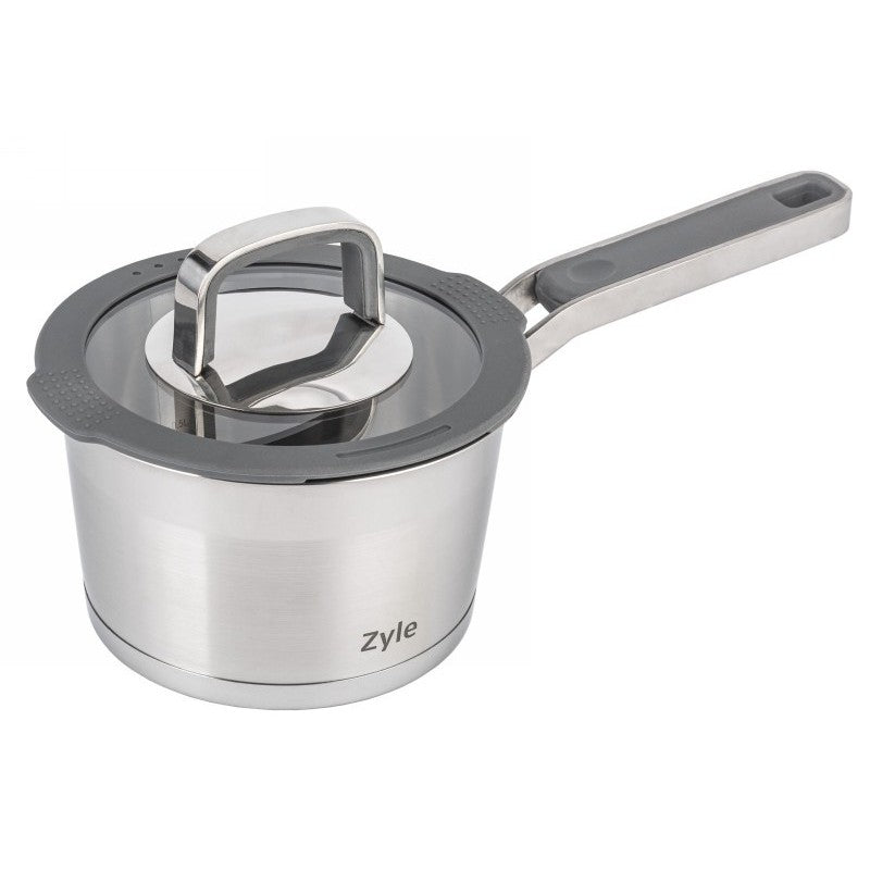 Zyle ZY12716SP Induction Pot with Lid, 1.5 L