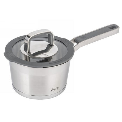 Zyle ZY12716SP Induction Pot with Lid, 1.5 L