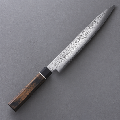 Senzo Black BD-07 Damascus Steel Sashimi Knife, 21 cm Blade