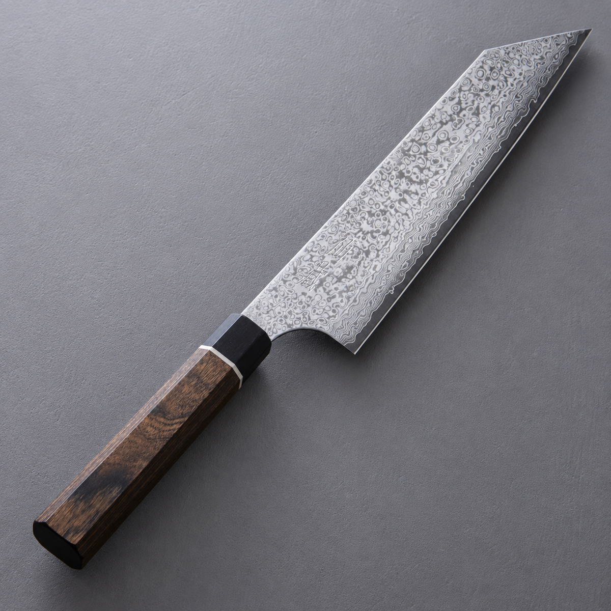 Suncraft Senzo Black BD-09 Damascus Steel Bunka Knife, 20 cm Blade