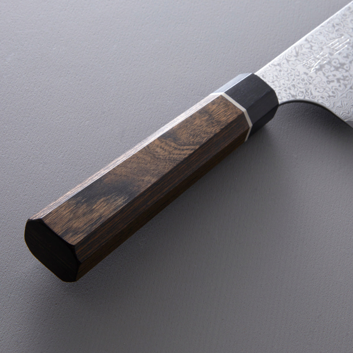 Suncraft Senzo Black BD-09 Damascus Steel Bunka Knife, 20 cm Blade