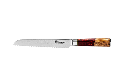 KAMAZAKI KZI200SET Damascus Steel Knife Set, 8-Piece