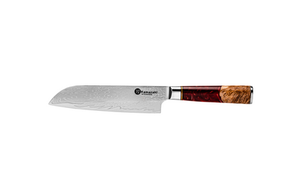 KAMAZAKI KZI200SET Damascus Steel Knife Set, 8-Piece