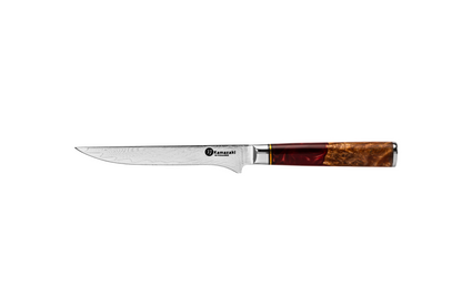 KAMAZAKI KZI200SET Damascus Steel Knife Set, 8-Piece