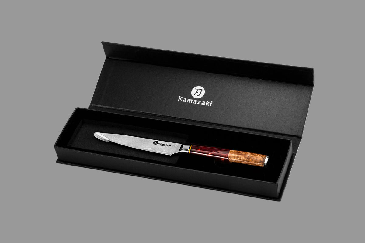 Damasko plieno peilis Kamazaki universalus KZI208KN, 13 cm