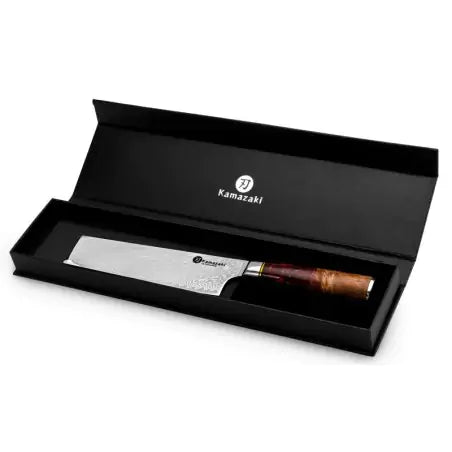 Damasko plieno peilis Kamazaki Nakiri KZI206KN, 18 cm
