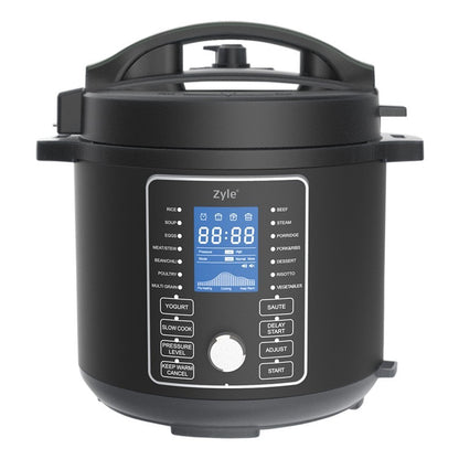 Zyle ZY806MC Multifunctional Electric Pressure Cooker with Air Fryer, 1200 W, 8 L