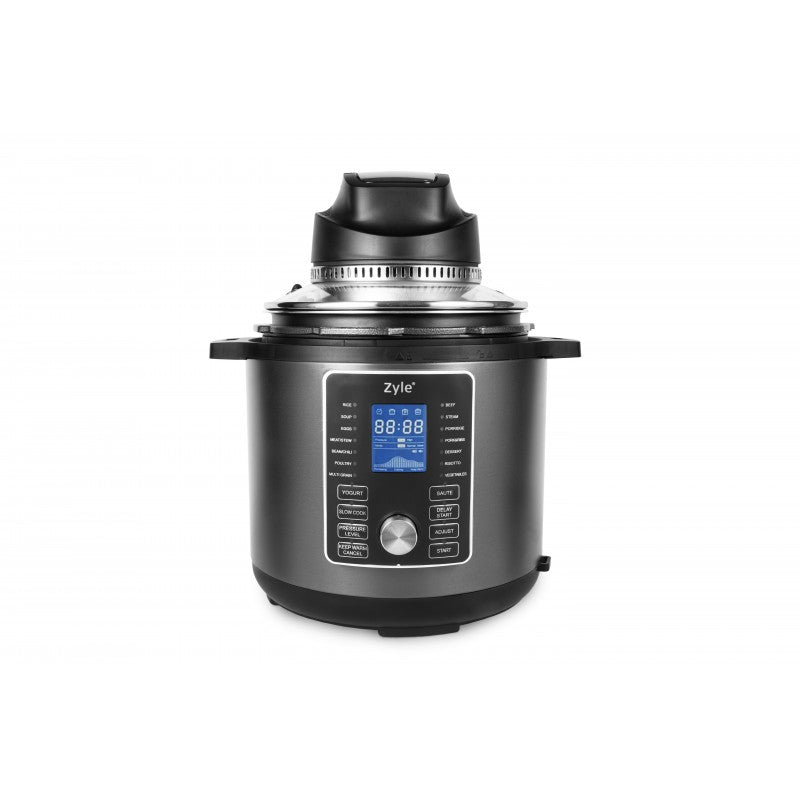 Zyle ZY806MC Multifunctional Electric Pressure Cooker with Air Fryer, 1200 W, 8 L